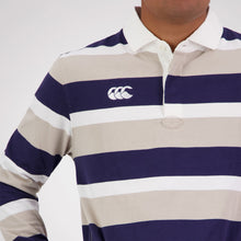 Load image into Gallery viewer, M Yarn Dye Stripe LS Rugby Jersey
