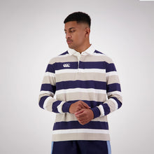 Load image into Gallery viewer, M Yarn Dye Stripe LS Rugby Jersey
