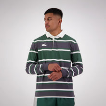 Load image into Gallery viewer, M Yarn Dye Stripe LS Rugby Jersey
