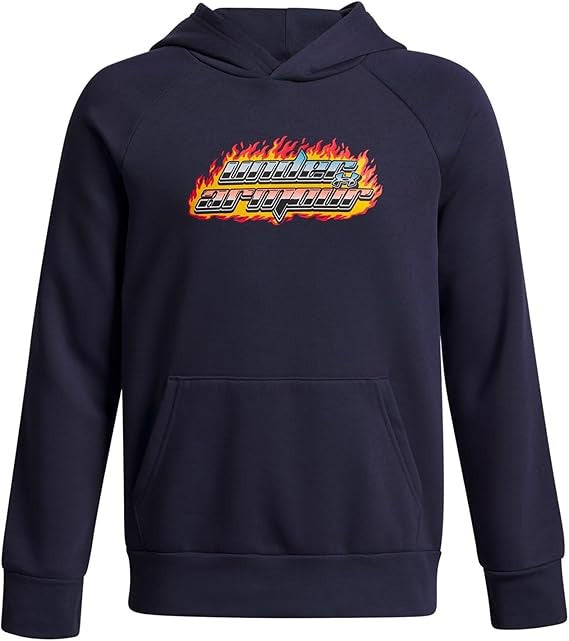 Rival Fleece Flamin Wordmark Hoodie Boys