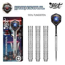 Load image into Gallery viewer, Future Knights Ironsoul Steel Tip Dart Set-90% Tungsten Barrels
