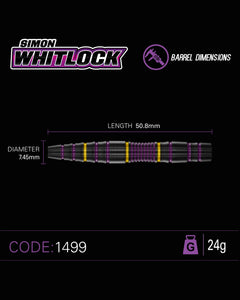 Simon Whitlock 85% Tungsten Dart Set